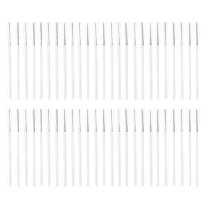 Makeup Disposable Eyelash Brush White 50 Pcs